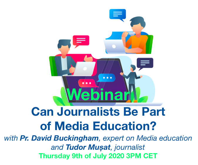 Live Webinar “Can Journalists Be Part of Media Education?” …